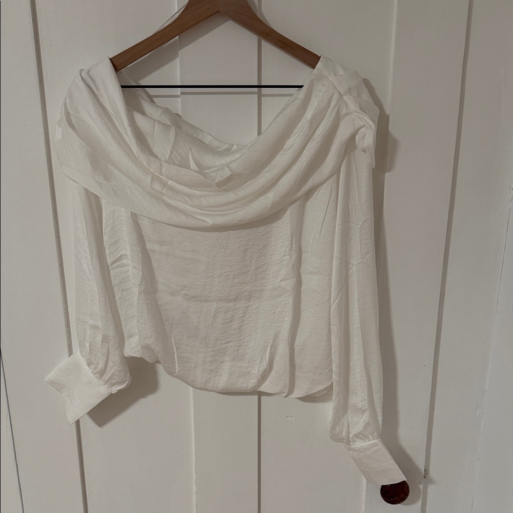 Dance & Marvel Elegant White Women's Top